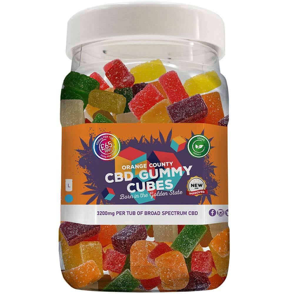 Orange County CBD - CBD Gummies - Cubes - 1200mg/4800mg - Mowbray CBD