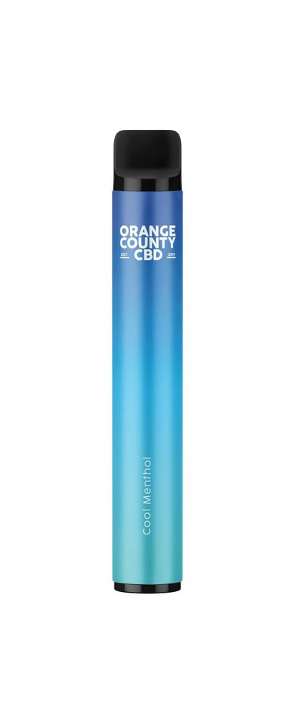 Orange County CBD - 2ml Disposable CBD Vape Pen - Cool Menthol - 500mg - CBD/CBG - Mowbray CBD