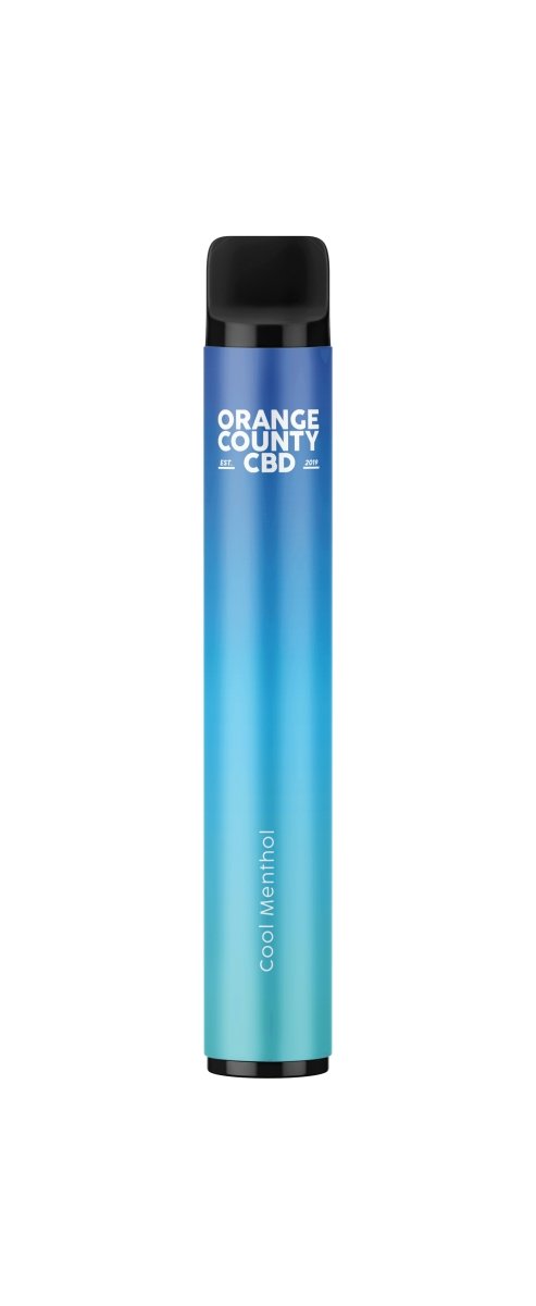 Orange County CBD - 2ml Disposable CBD Vape Pen - Cool Menthol - 500mg - CBD/CBG - Mowbray CBD