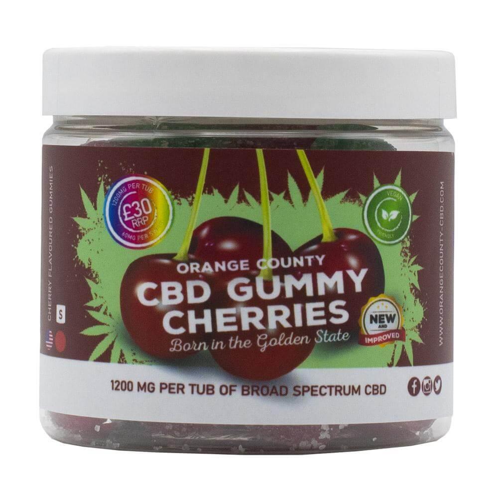 Orange County CBD - CBD Gummies - Cherries - 1200mg/4800mg - Mowbray CBD