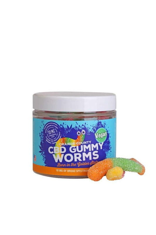Orange County CBD - CBD Gummies - Worms - 1200mg - Mowbray CBD