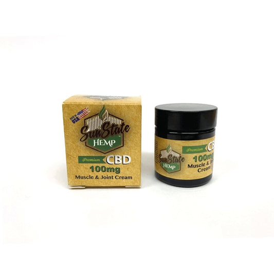 Sun State Hemp CBD Muscle & Joint Cream 30ml 100mg - Mowbray CBD
